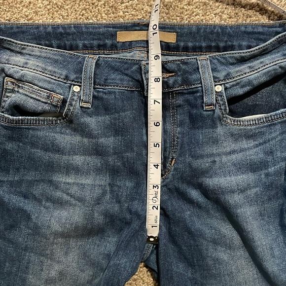 Joe's Jeans Skinny Leg Ankle Fray Hem in Medium Blue Wash Blanche Size 28 - Picture 9 of 11